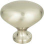 Atlas - Robin Egg Knob 1 1/4 Inch Brushed Nickel - Brushed Nickel