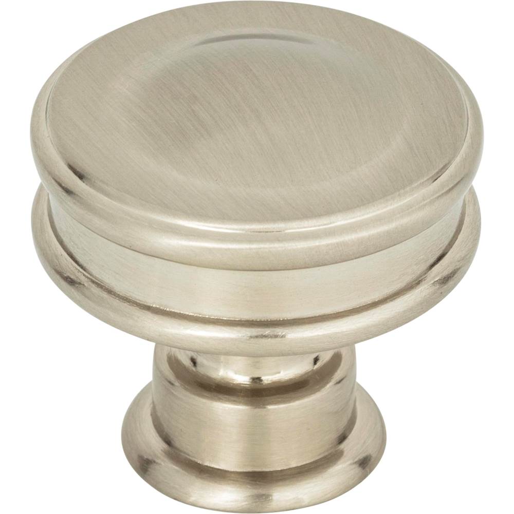 Atlas - Oskar Knob 1 1/4 Inch Brushed Nickel - Brushed Nickel