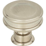 Atlas - Oskar Knob 1 1/4 Inch Brushed Nickel - Brushed Nickel