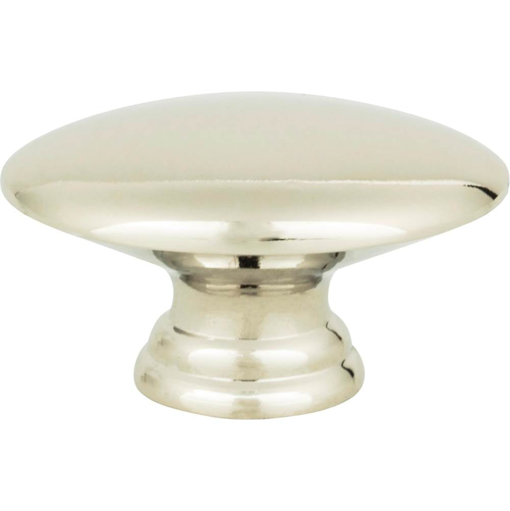 Atlas - Egg Knob 1 1/2 Inch Polished Nickel - Polished Nickel