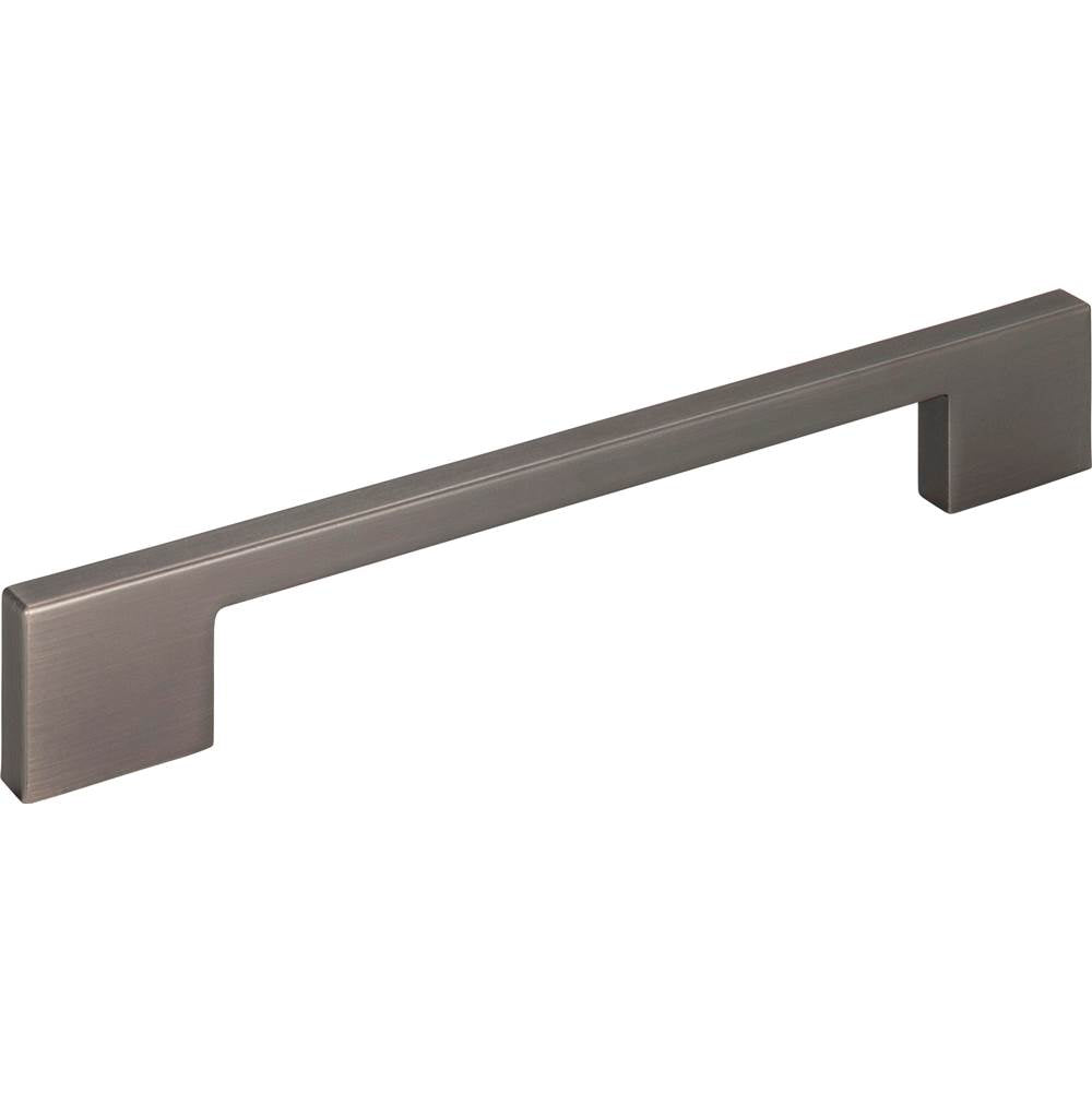 Thin Square Pull 7 9/16 Inch (c-c) Matte Black