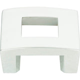 Atlas - Centinel Square Knob 1 1/4 Inch (c-c) Polished Chrome - Polished Chrome
