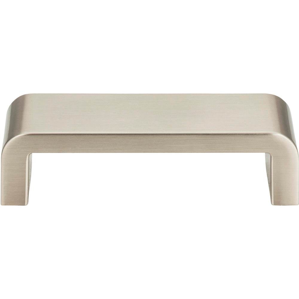 Atlas - Platform Pull 3 3/4 Inch (c-c) Brushed Nickel - Brushed Nickel