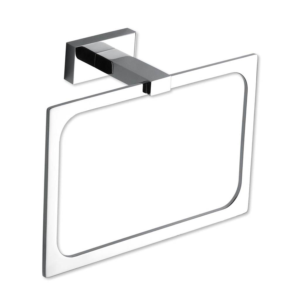 Atlas - Axel Bath Towel Ring  Polished Chrome - Polished Chrome