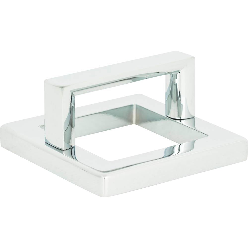 Tableau Square Base and Top 1 13/16 Inch (c-c) Brushed Nickel