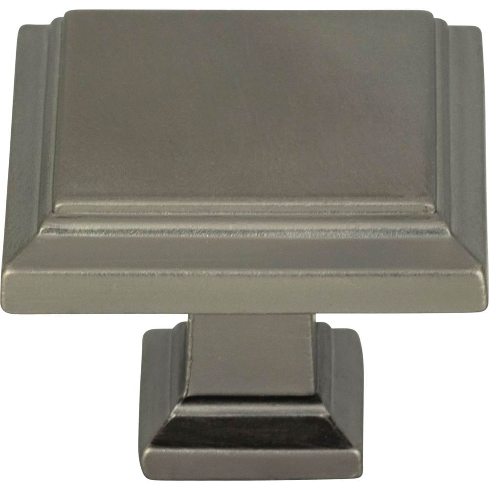 Atlas - Sutton Place Square Knob 1 1/4 Inch Slate - Slate