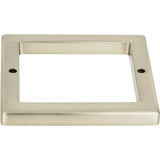 Atlas - Tableau Square Base 2 1/2 Inch Brushed Nickel - Brushed Nickel