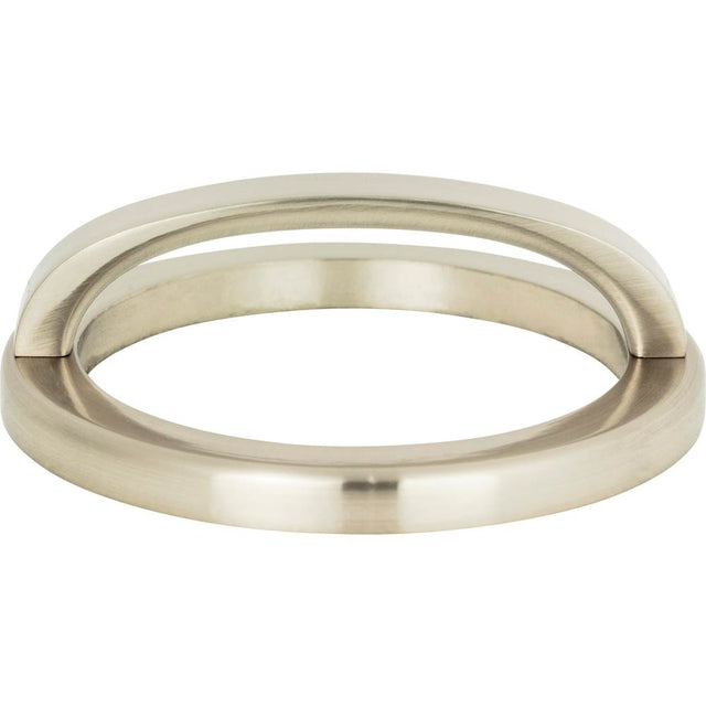 Atlas - Tableau Round Base and Top 3 Inch (c-c) Brushed Nickel - Brushed Nickel