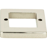 Atlas - Tableau Square Base 1 7/16 Inch Polished Nickel - Polished Nickel