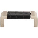 Atlas - Paradigm Pull 3 Inch (c-c) BN and Black Croc Leather - Brushed Nickel,Black Croc Leather