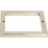 Atlas - Tableau Square Base 3 Inch Brushed Nickel - Brushed Nickel