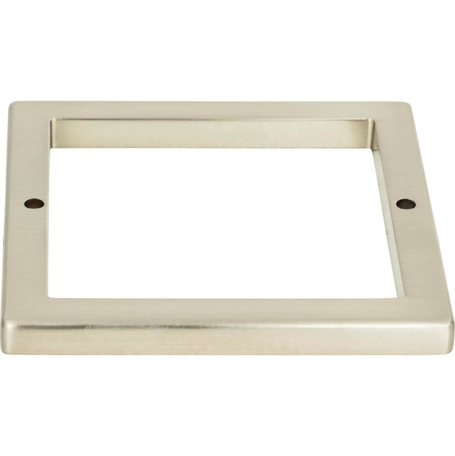 Atlas - Tableau Square Base 3 Inch Brushed Nickel - Brushed Nickel