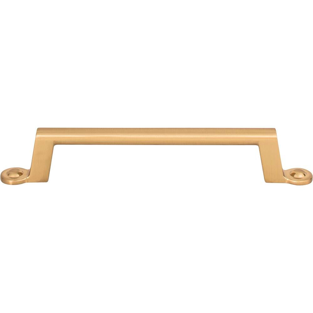 Atlas - Bradbury Pull 5 1/16 Inch (c-c) Warm Brass - Warm Brass
