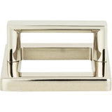 Atlas - Tableau Square Base and Top 1 13/16 Inch (c-c) Polished Nickel - Polished Nickel