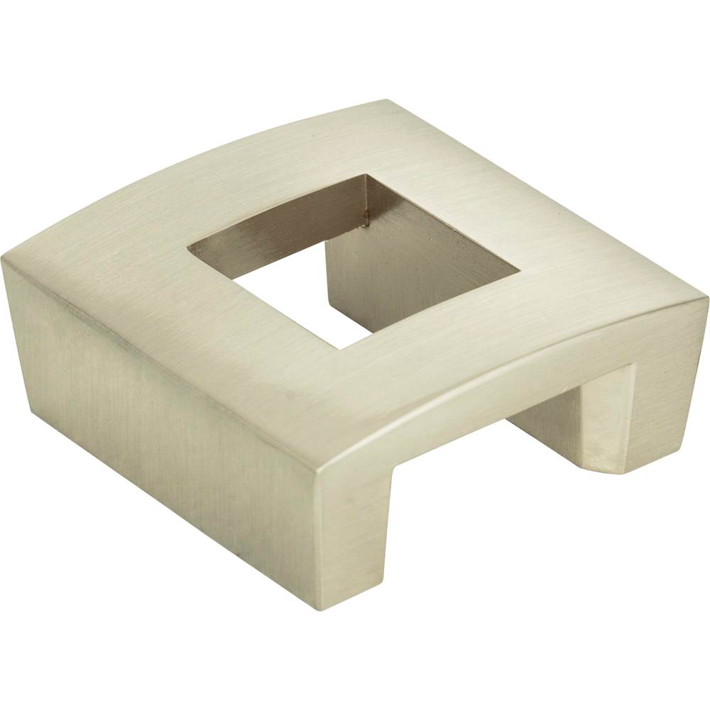 Centinel Square Knob 1 1/4 Inch (c-c) Matte Black