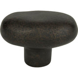 Atlas - Distressed Oval Knob 1 11/16 Inch Oil Rubbed Bronze - Oil Rubbed Bronze