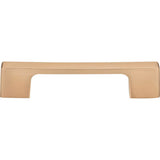 Atlas - Thin Square Pull 3 3/4 Inch (c-c) Champagne - Champagne