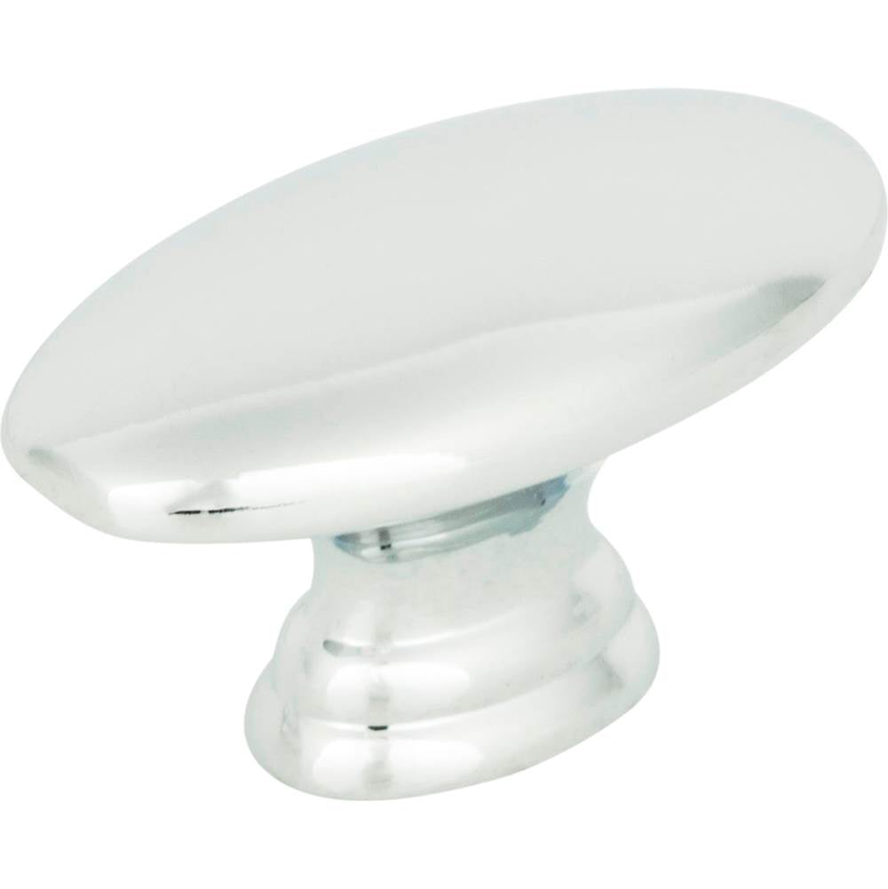 Egg Knob 1 1/2 Inch Brushed Nickel