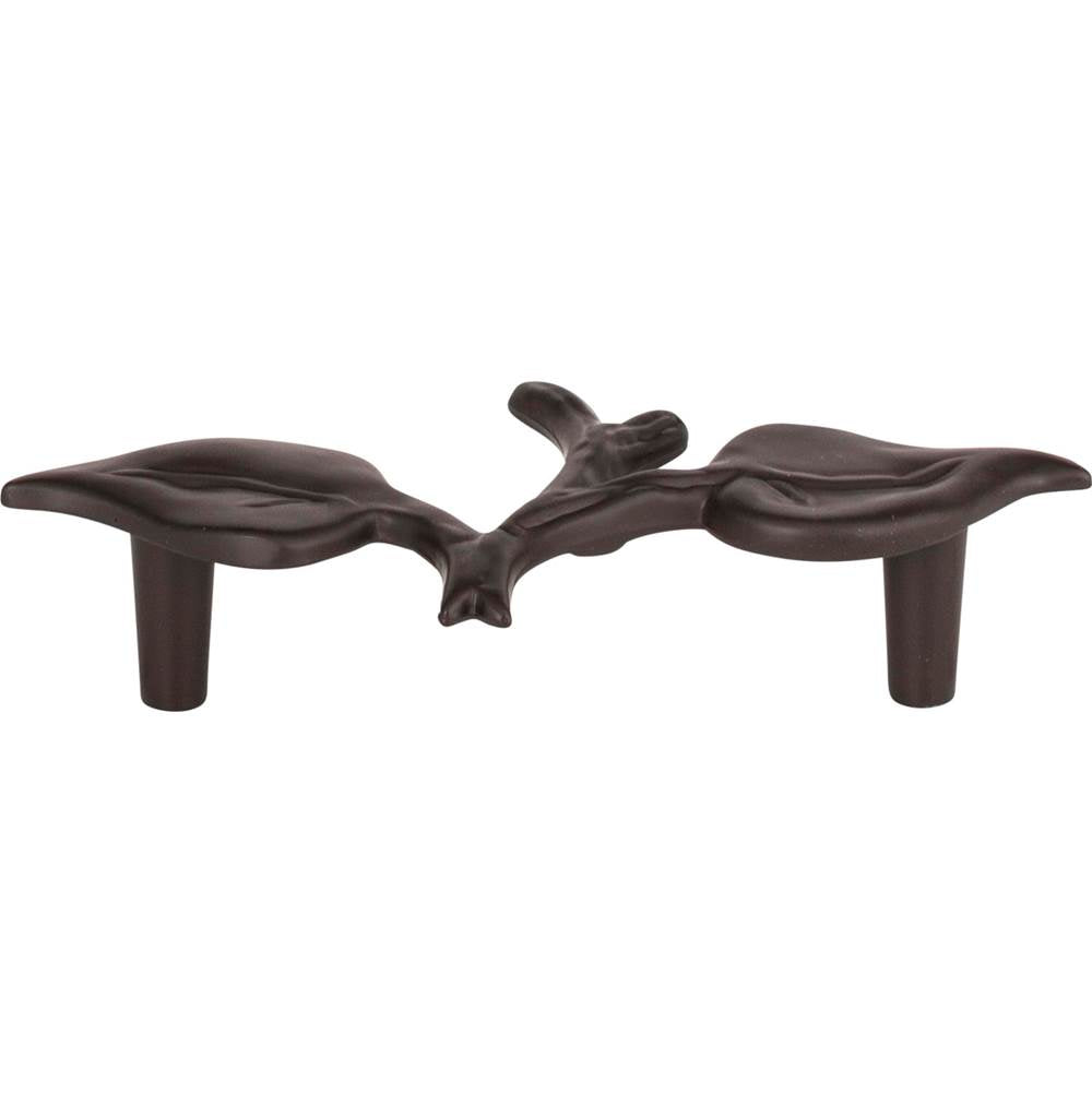 Atlas - California Leaf Pull 3 Inch (c-c) Aged Bronze - Aged Bronze