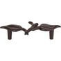Atlas - California Leaf Pull 3 Inch (c-c) Aged Bronze - Aged Bronze