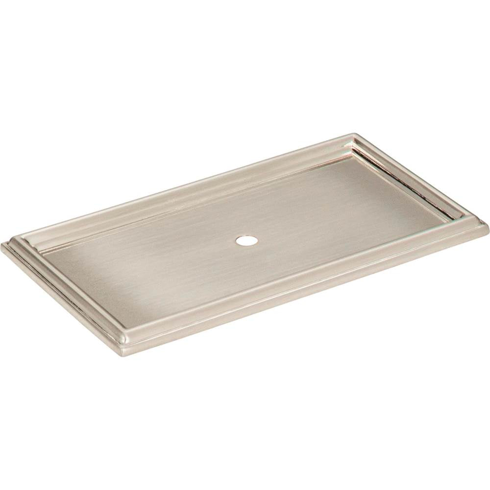 Campaign Rope Backplate 3 11/16 Inch Brushed Nickel