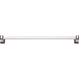 Atlas - Sutton Place Bath Towel Bar 24 Inch Single Polished Nickel - Polished Nickel