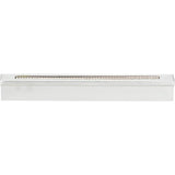 Atlas - Crystal Bar Inset Thin Pull 3 3/4 Inch (c-c) Matte Chrome - Matte Chrome
