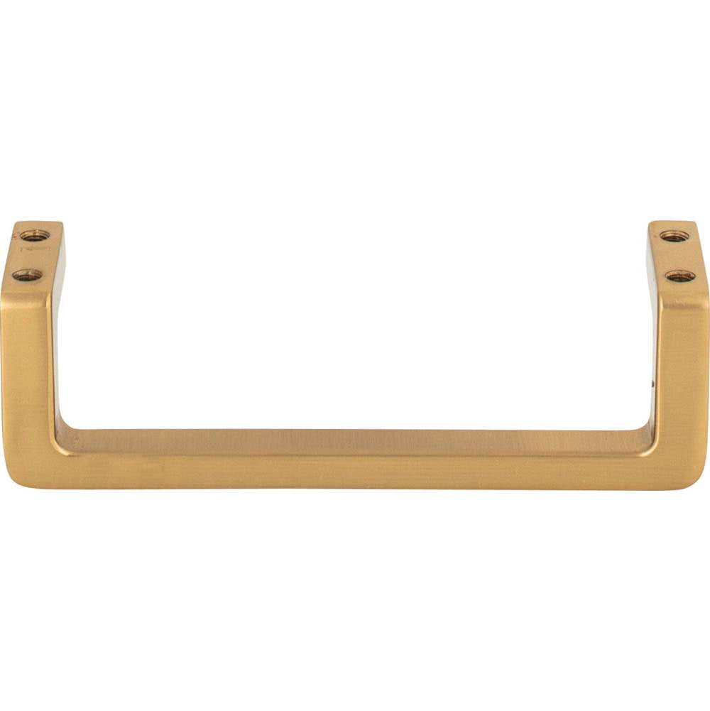 Atlas - Logan Pull 3 3/4 Inch (c-c) Warm Brass - Warm Brass