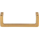 Atlas - Logan Pull 3 3/4 Inch (c-c) Warm Brass - Warm Brass