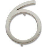 Atlas - Modern Avalon No.6  Brushed Nickel - Brushed Nickel