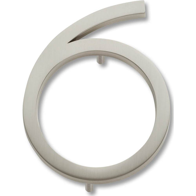 Atlas - Modern Avalon No.6  Brushed Nickel - Brushed Nickel