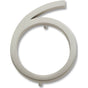 Atlas - Modern Avalon No.6  Brushed Nickel - Brushed Nickel