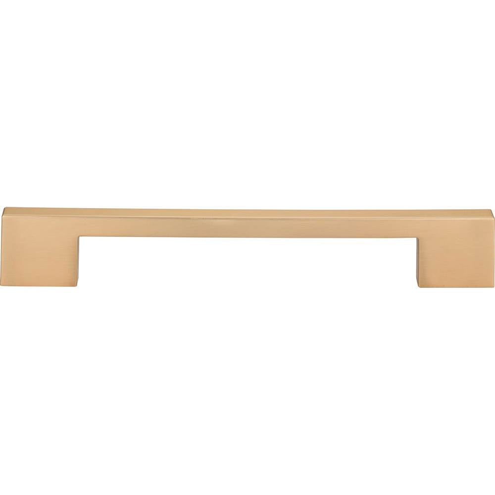Atlas - Thin Square Pull 7 9/16 Inch (c-c) Champagne - Champagne