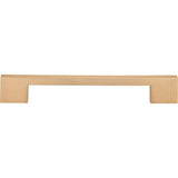 Atlas - Thin Square Pull 7 9/16 Inch (c-c) Champagne - Champagne