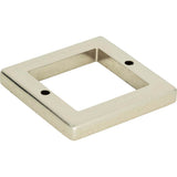 Tableau Square Base 1 13/16 Inch Brushed Nickel