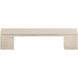 Atlas - Wide Square Pull 3 3/4 Inch (c-c) Brushed Nickel - Brushed Nickel
