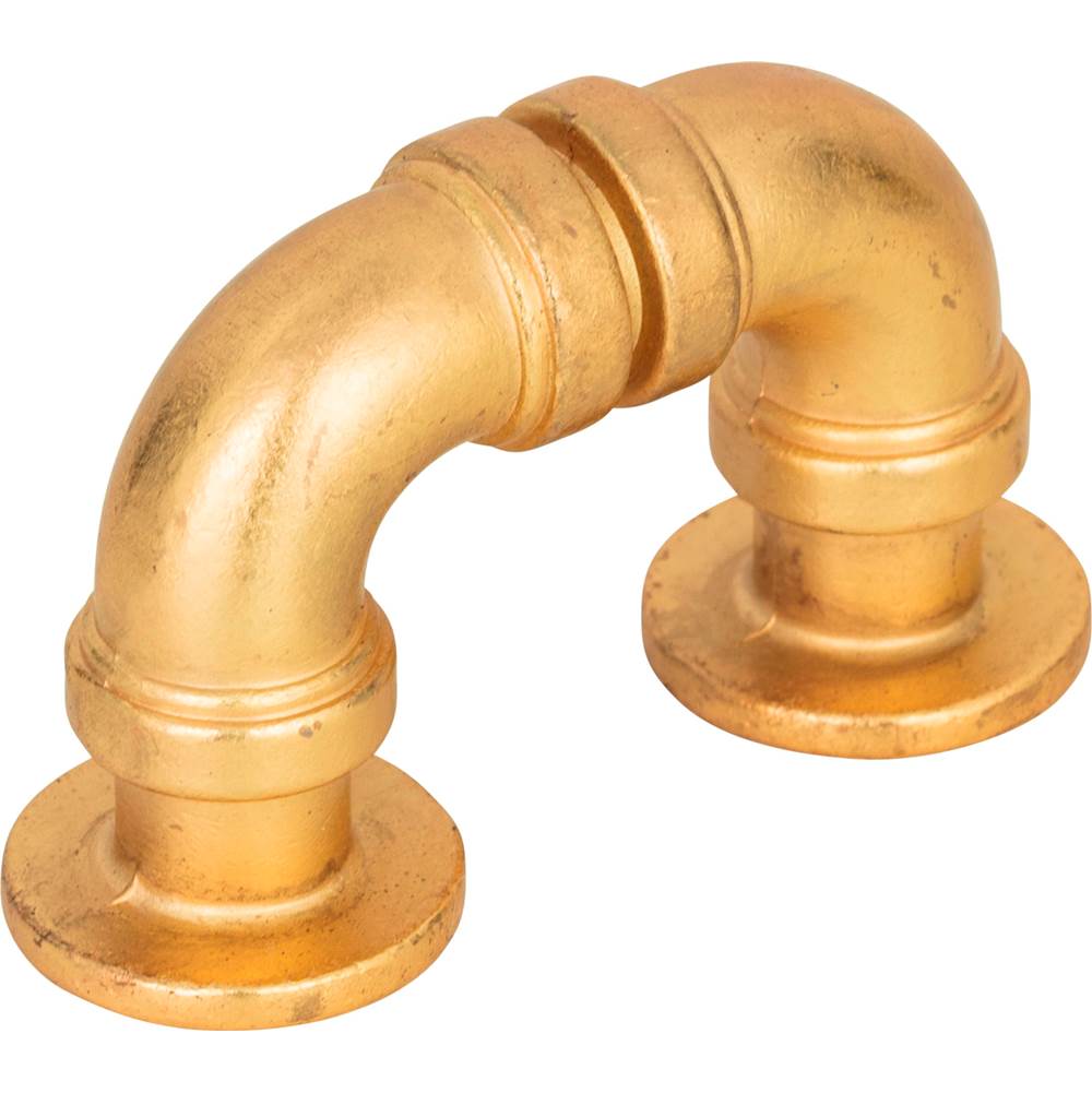 Steam Punk Finger Pull 1 5/16 Inch (c-c) Matte Black