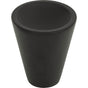 Atlas - Dap Cone Knob 1 Inch Matte Black - Matte Black