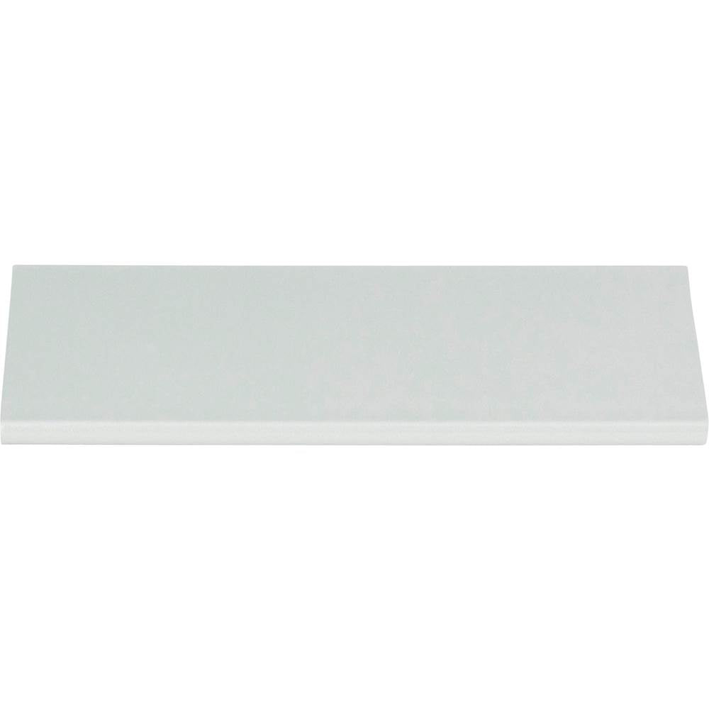 Atlas - Tab Edge Pull 4 5/16 Inch (c-c) Matte Chrome - Matte Chrome