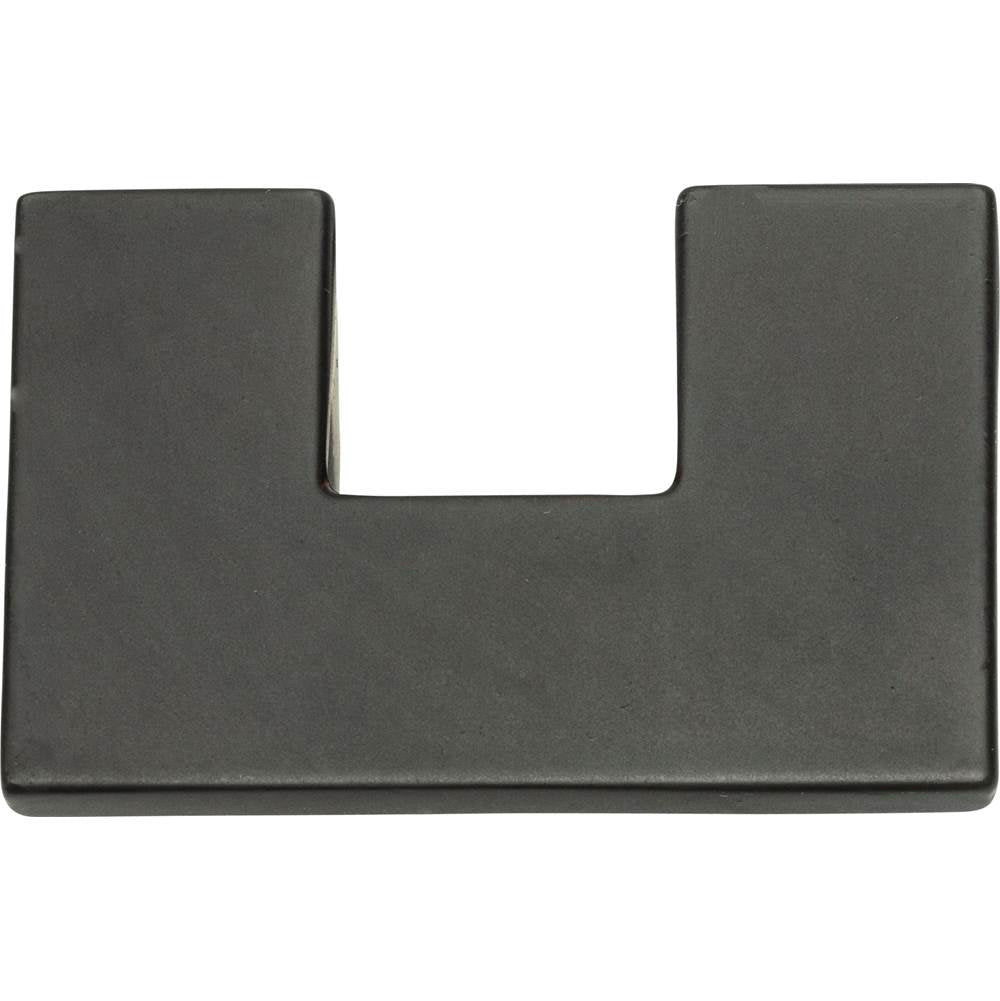 U Turn Knob 1 1/4 Inch (c-c) Matte Black