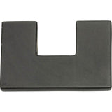 U Turn Knob 1 1/4 Inch (c-c) Matte Black