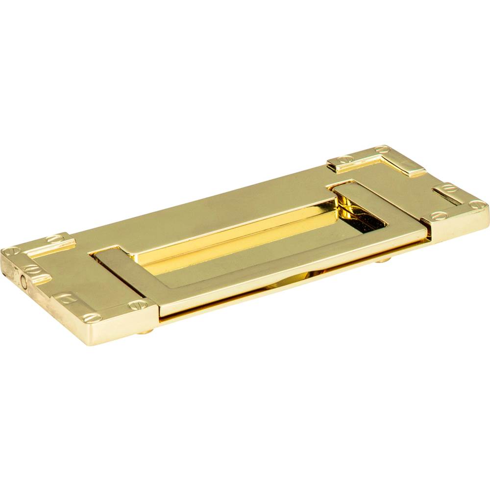 Campaign L-Bracket Drop Pull 3 Inch (c-c) Brushed Nickel