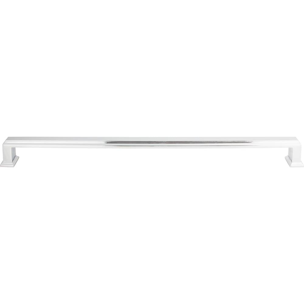 Atlas - Sutton Place Appliance Pull 18 Inch (c-c) Polished Chrome - Polished Chrome