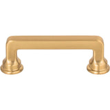 Atlas - Oskar Pull 3 Inch (c-c) Warm Brass - Warm Brass