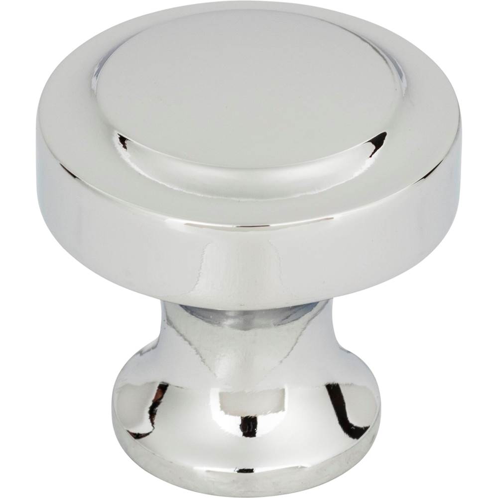 Atlas - Bradbury Knob 1 1/4 Inch Polished Chrome - Polished Chrome