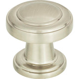 Atlas - Bronte Knob 1 1/8 Inch Brushed Nickel - Brushed Nickel