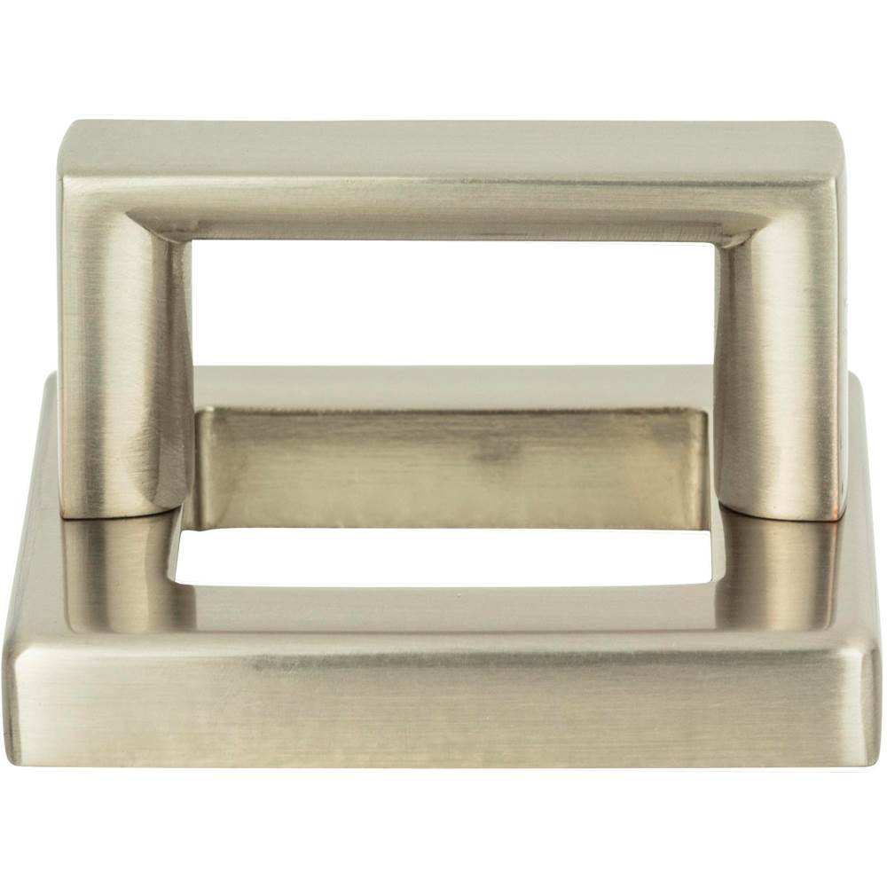 Atlas - Tableau Square Base and Top 1 7/16 Inch (c-c) Brushed Nickel - Brushed Nickel