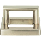 Atlas - Tableau Square Base and Top 1 7/16 Inch (c-c) Brushed Nickel - Brushed Nickel