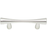 Fluted Pull 2 1/2 Inch (c-c) Polished Stainless Steel