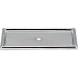 Atlas - Campaign Rope Backplate 3 11/16 Inch Polished Chrome - Polished Chrome